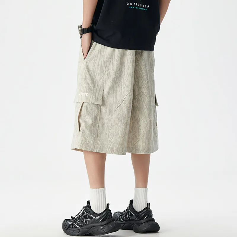 Jeep Cargo Shorts Unisex-3