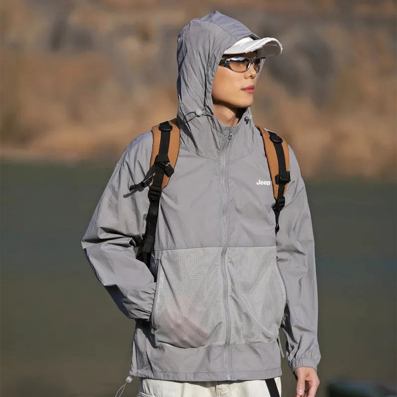 Jeep Super Light Quick Dry UV Protection Sun Protection Clothing Unisex-23