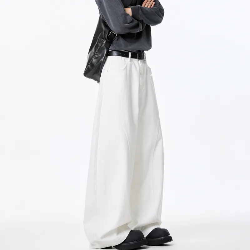 Jeep Casual Pants Unisex White-3