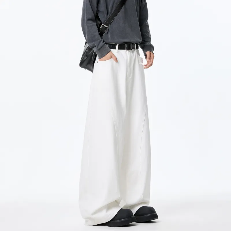 Jeep Casual Pants Unisex White-4