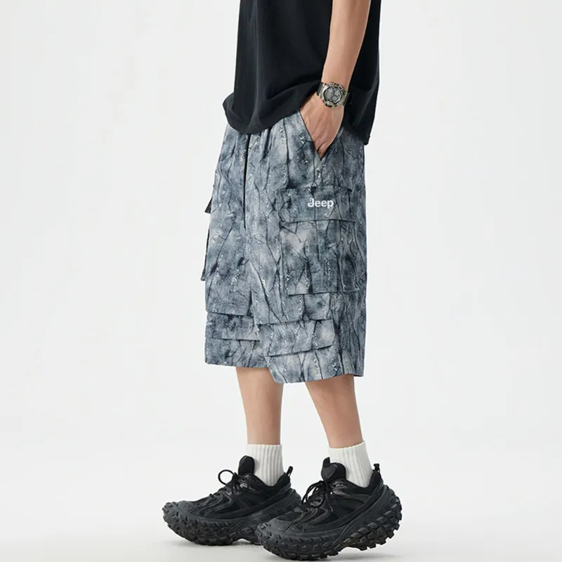 Jeep Cargo Shorts Unisex-3