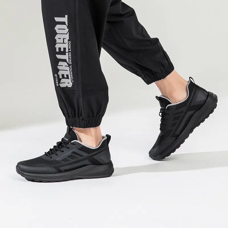 KANGNAI Casual Shoes Men's Black-6