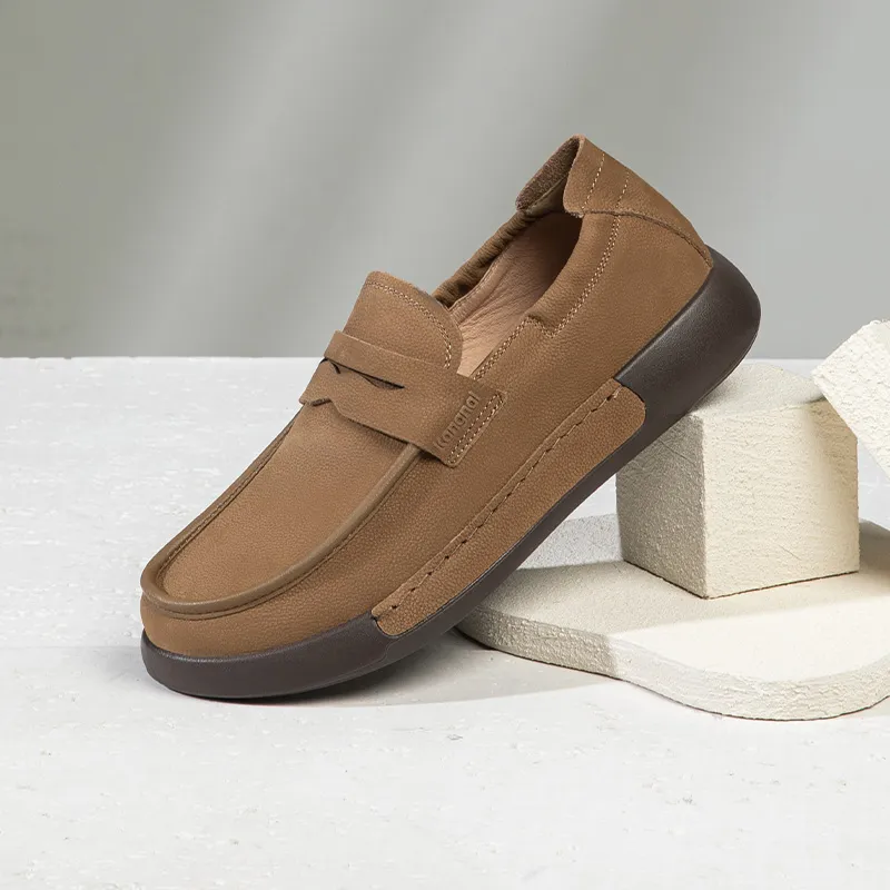 KANGNAI Men's Casual Shoes Men Low Top-5