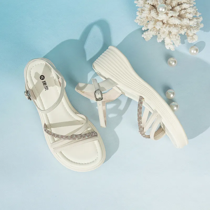 KANGNAI One Strap Sandals Women's-10