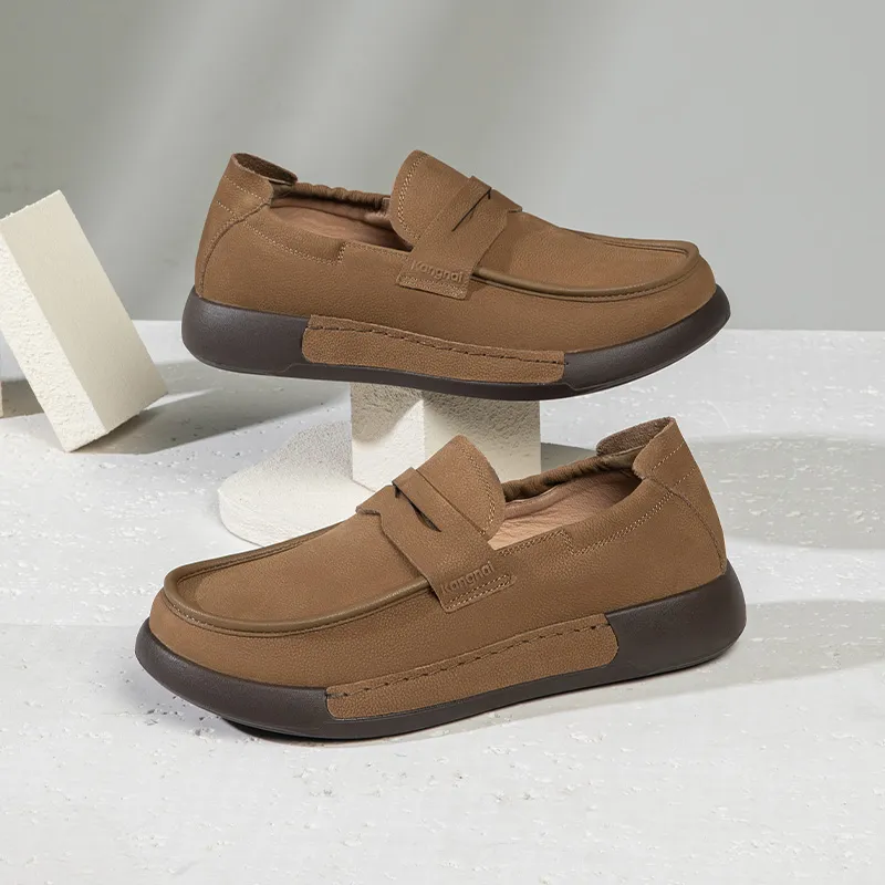 KANGNAI Men's Casual Shoes Men Low Top-6