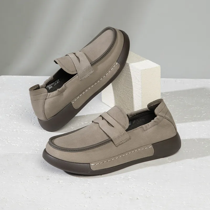 KANGNAI Men's Casual Shoes Men Low Top-12