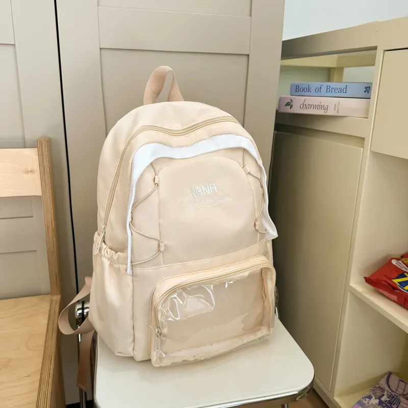 BSELEON Nylon Backpack Regular Unisex Multicolor-9
