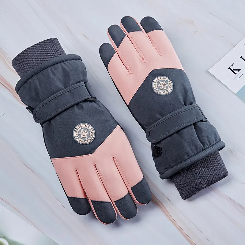 BSELEON Ski Gloves Windproof And Rainproof Outdoor Sports Gloves Unisex-5