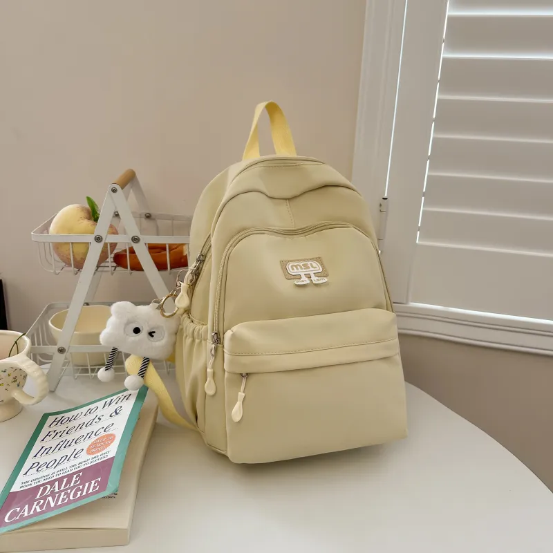 BSELEON Nylon Backpack Large Size Unisex Multicolor-7