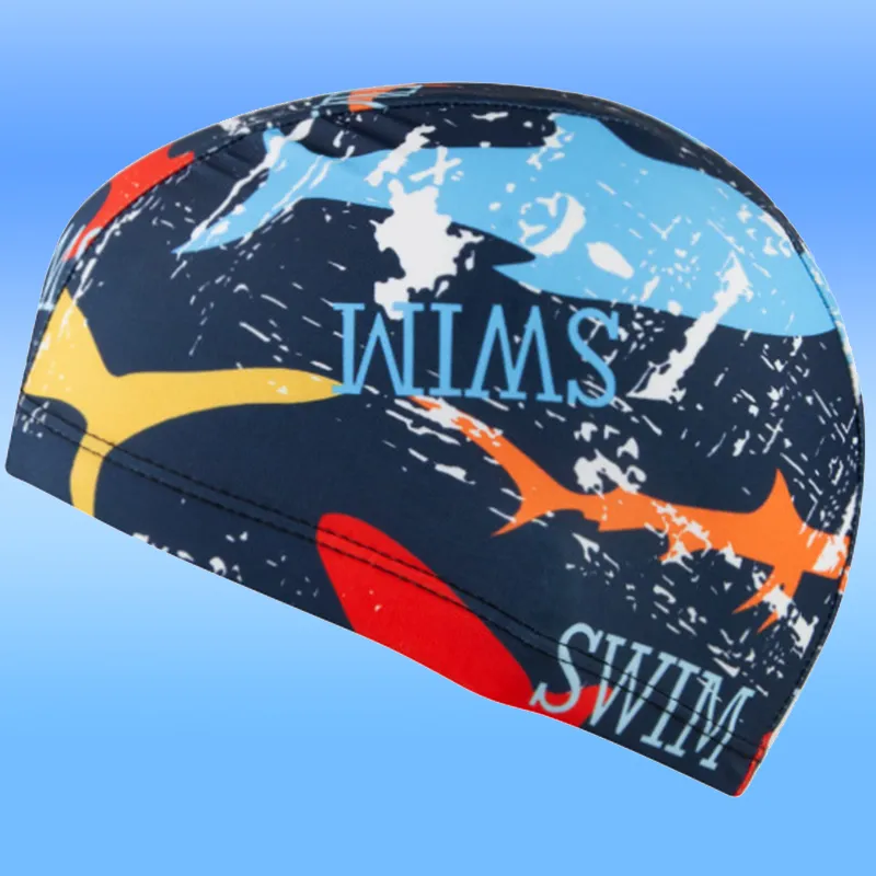 BSELEON Swimming Caps Polyester Swimming Center Hot Spring Unisex-11