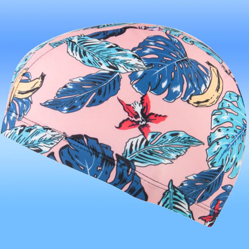 BSELEON Swimming Caps Polyester Swimming Center Hot Spring Unisex-7