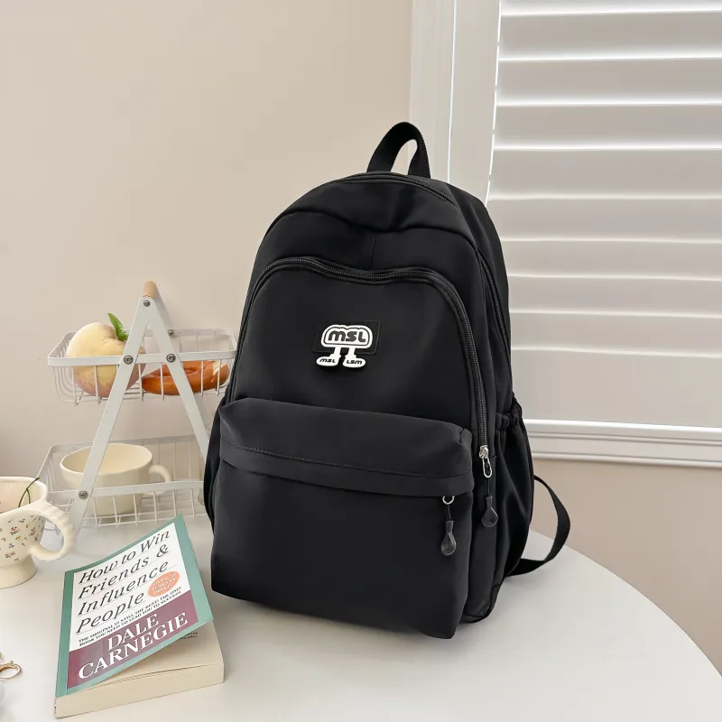 BSELEON Nylon Backpack Large Size Unisex Multicolor-1