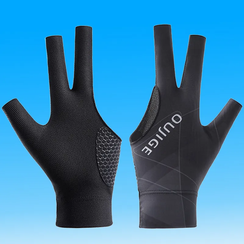 BSELEON Billiards Three Finger Gloves Unisex-17