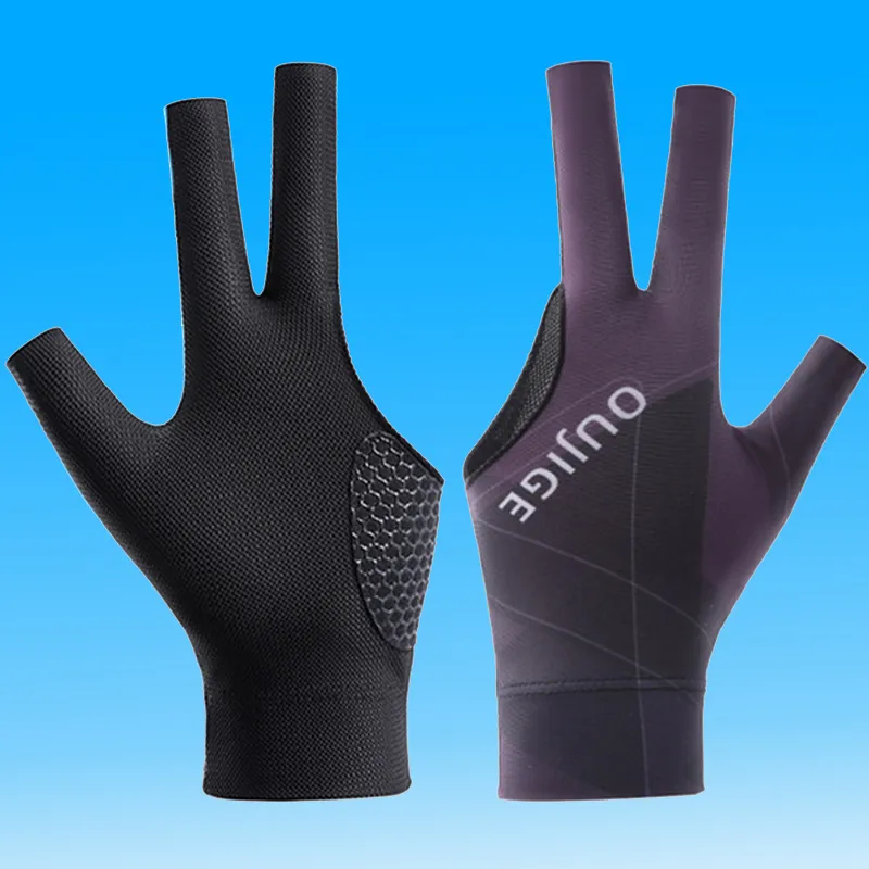 BSELEON Billiards Three Finger Gloves Unisex-9