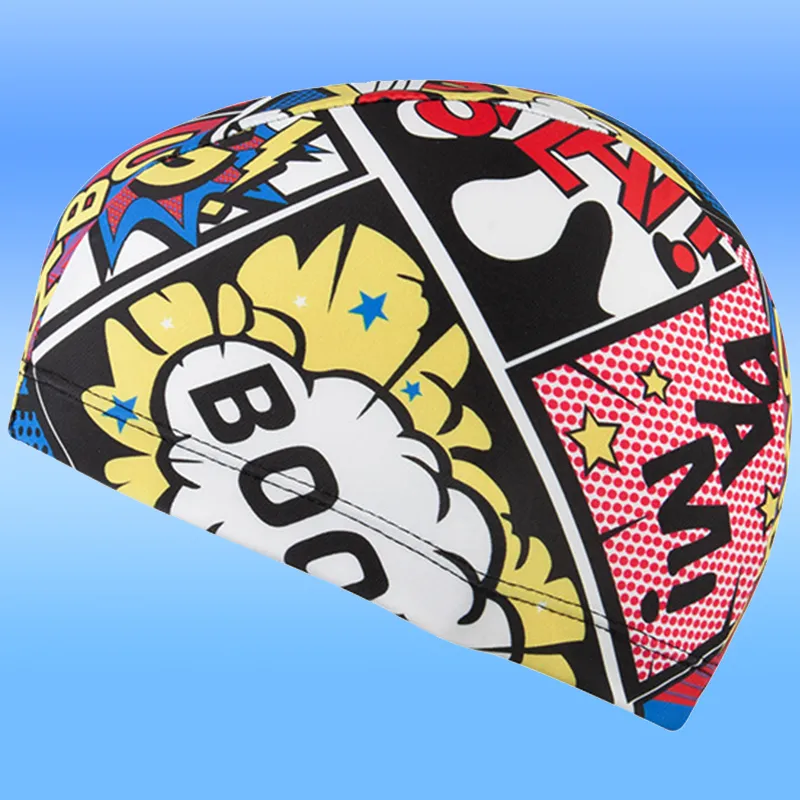 BSELEON Swimming Caps Polyester Swimming Center Hot Spring Unisex-5