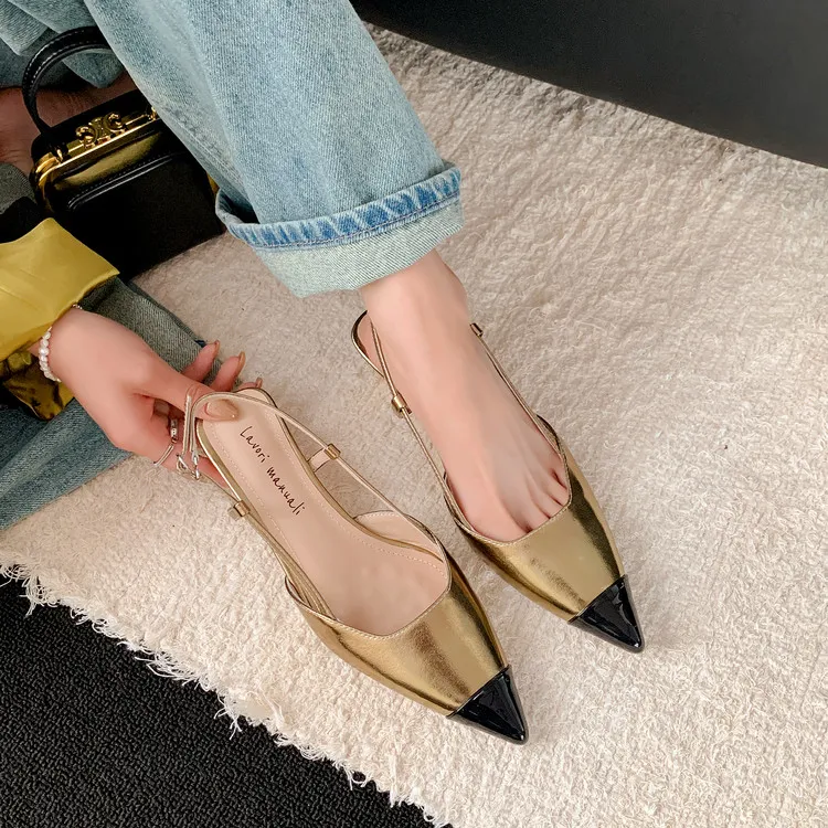 QUICHESHOES Slim Heel High Heels Women's-3