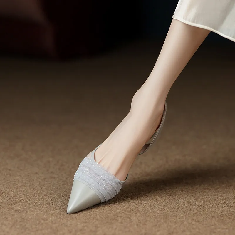 QUICHESHOES Slim Heel High Heels Women's-6