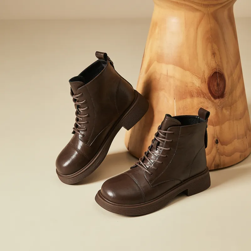 QUICHESHOES Ankle Boots Women's-4