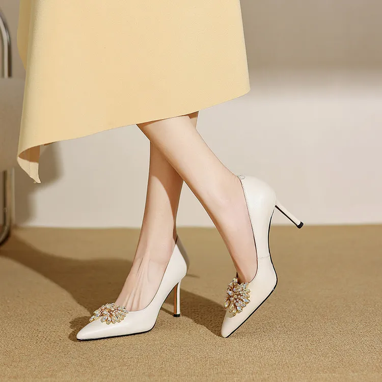 QUICHESHOES Slim Heel High Heels Women's-6