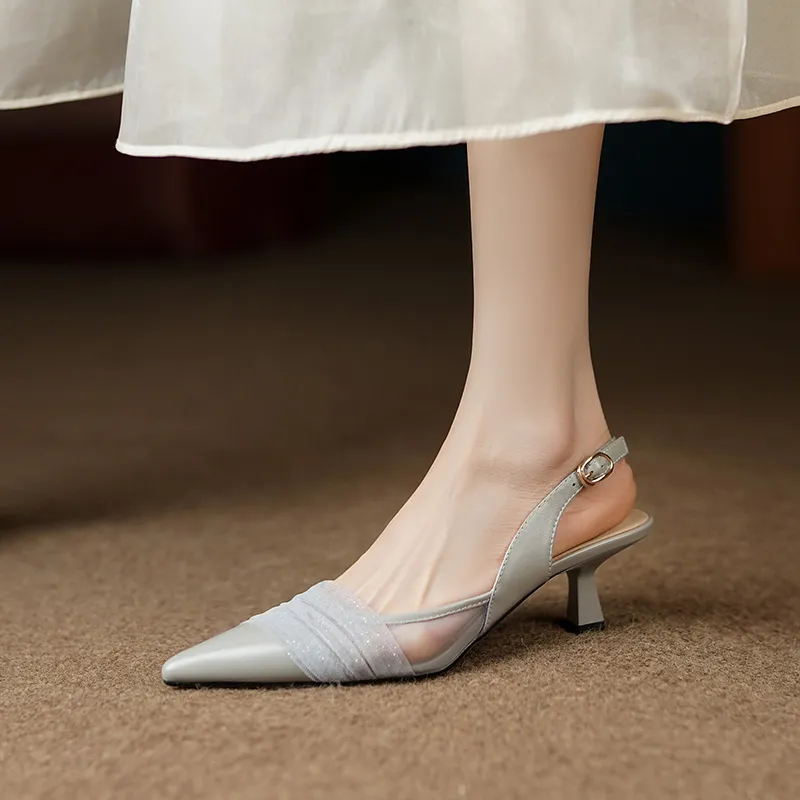 QUICHESHOES Slim Heel High Heels Women's-8