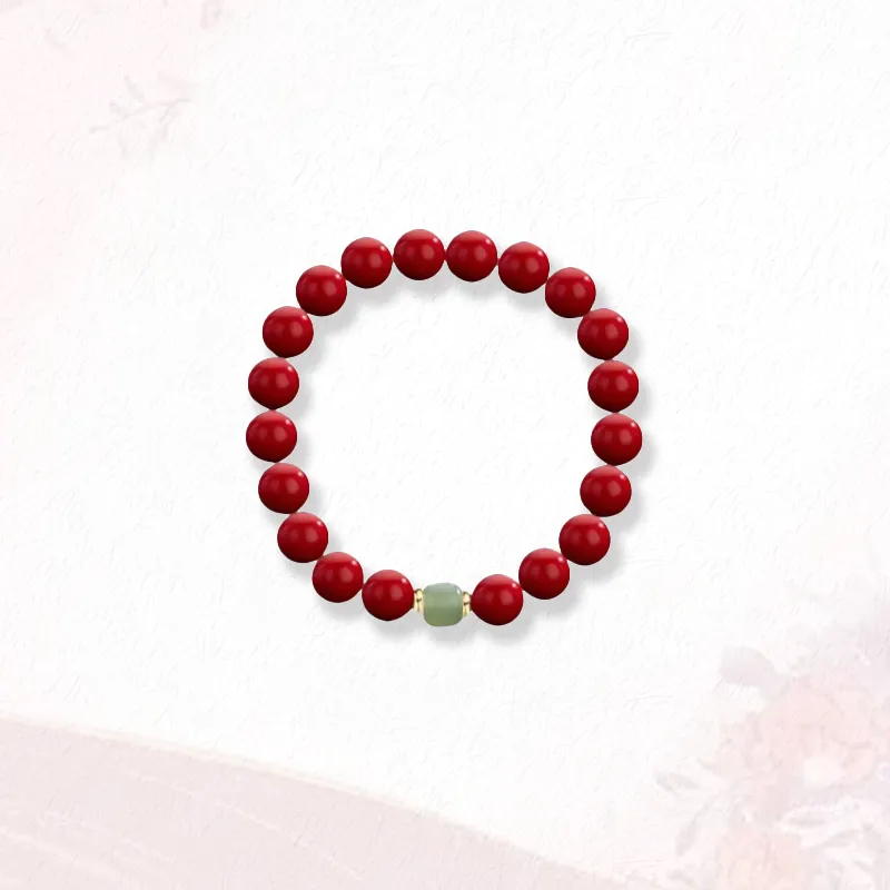 GIRATI Reconstructed Cinnabar Jade Bracelets Women's-7