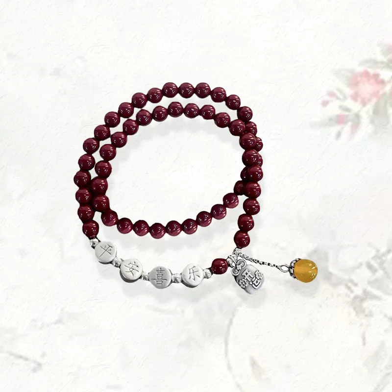 GIRATI Reconstructed Cinnabar Bracelets Women's-1