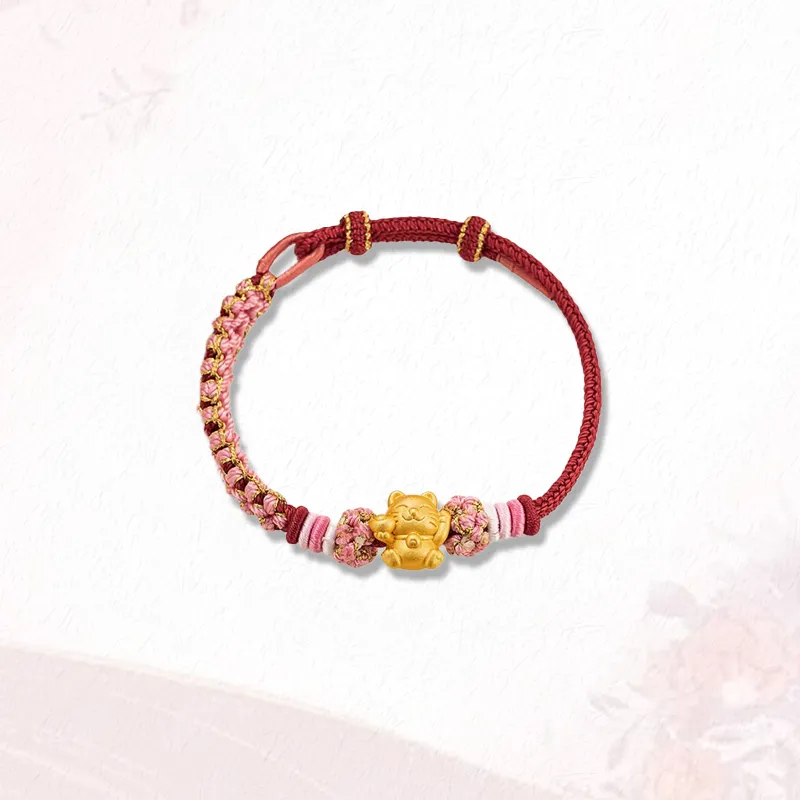 GIRATI S999 Fine Silver Rope Bracelets Women's-2