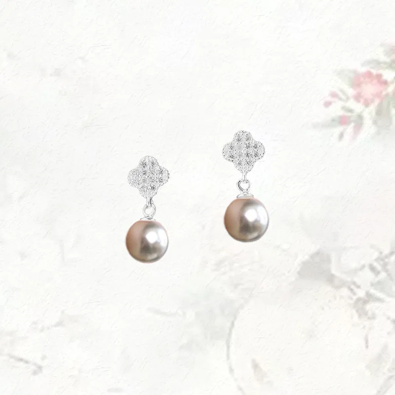 GIRATI Pearl Earrings Women's-1