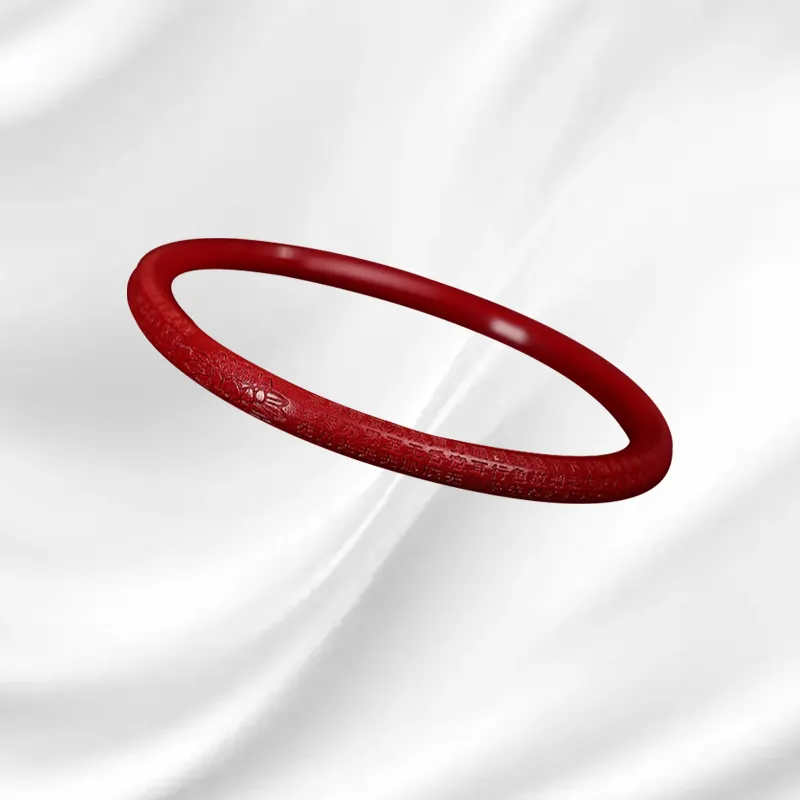 GIRATI Cinnabar Jade Bangles Women's-1