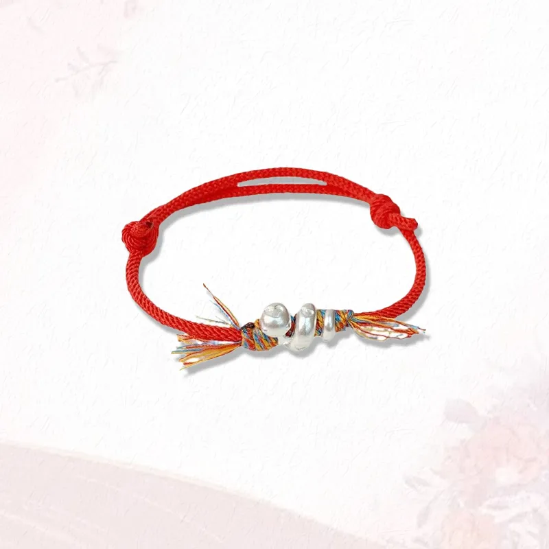 GIRATI S 999 Fine Silver Rope Bracelets Unisex-2
