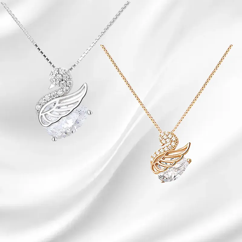 GIRATI S925 Silver Necklaces Women's-5