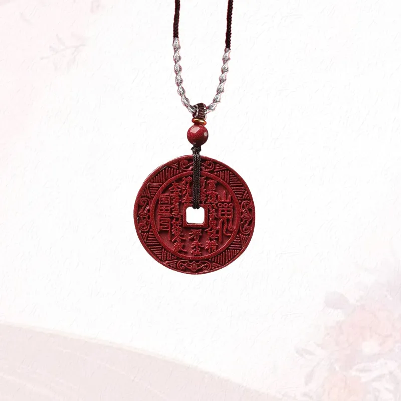 GIRATI Reconstructed Cinnabar Necklaces Unisex-3