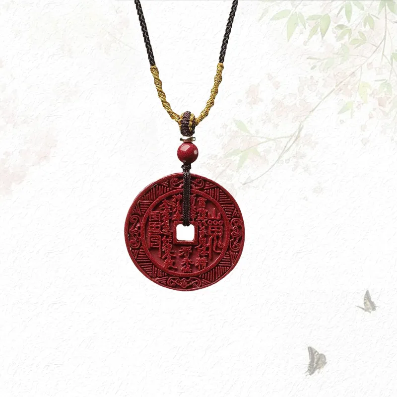 GIRATI Reconstructed Cinnabar Necklaces Unisex-1
