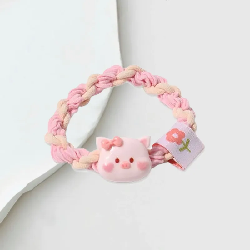 GIRATI Fabric Resin Hair Tie Women's-7
