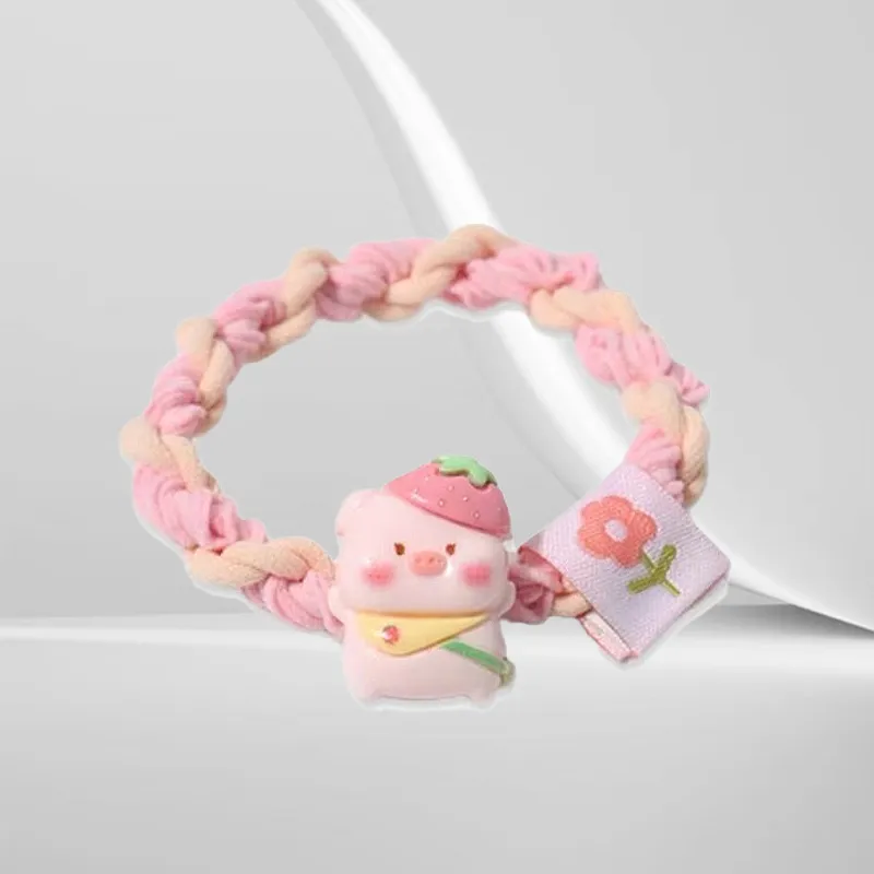 GIRATI Fabric Resin Hair Tie Women's-1