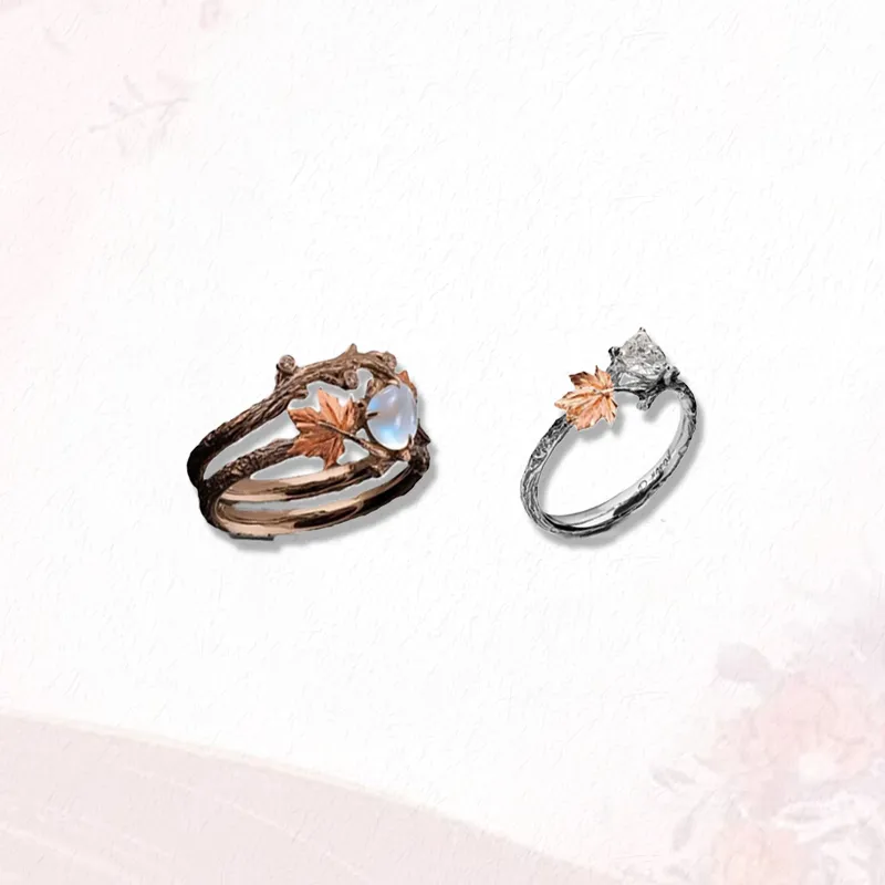 GIRATI Colored Glaze Rings Women's-5