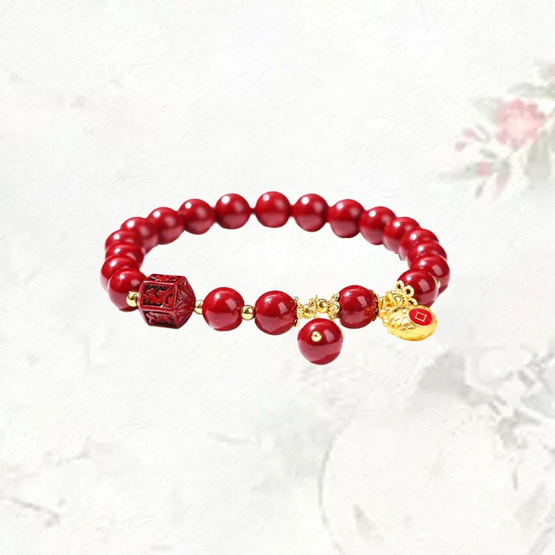 GIRATI Reconstructed Cinnabar Bracelets Women's-1