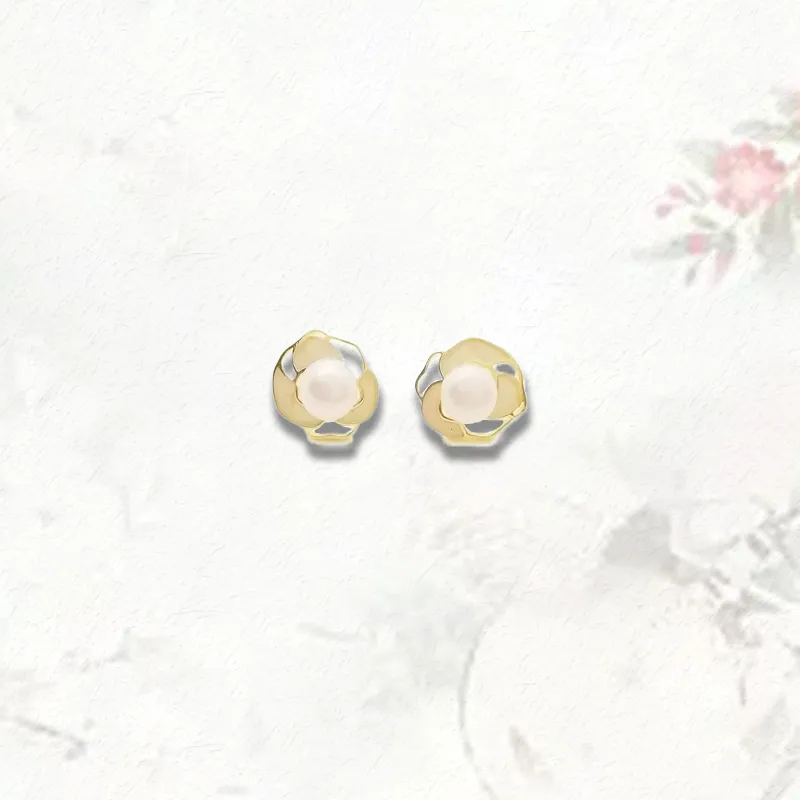 GIRATI S925 Silver Stud Earrings Women's-1