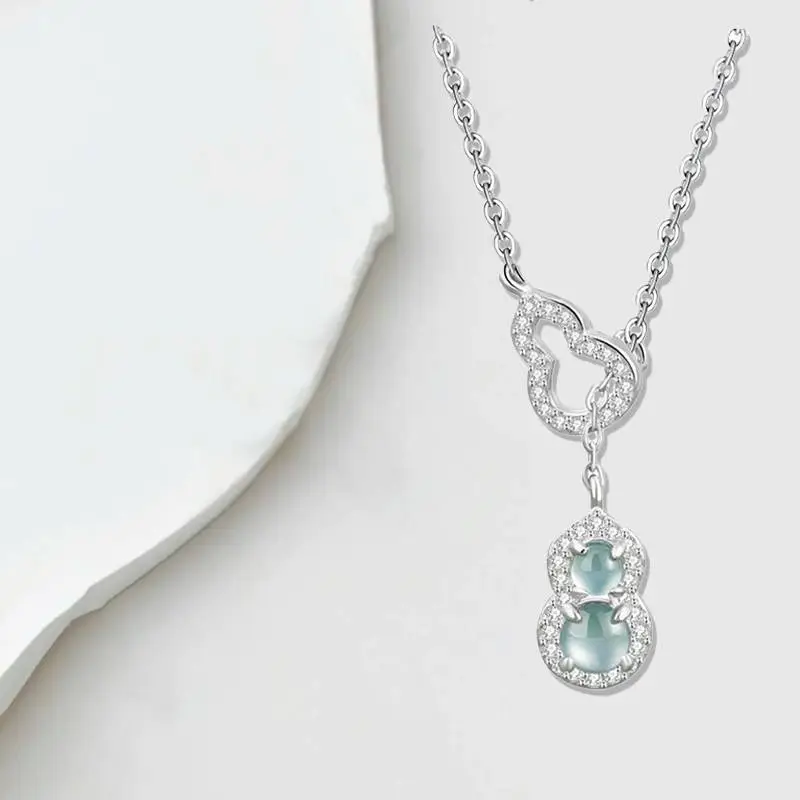 GIRATI Chalcedony Necklaces Women's-2