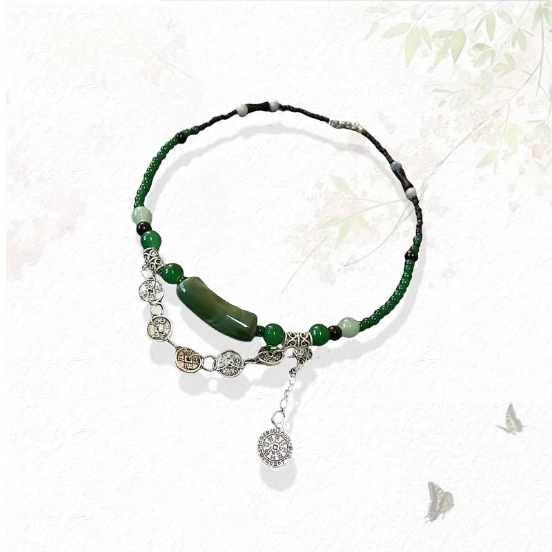 GIRATI Colored Glaze Necklaces Women's-2
