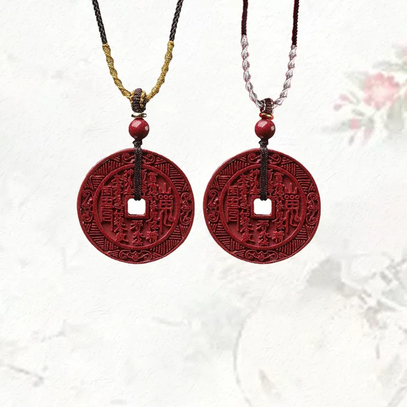 GIRATI Reconstructed Cinnabar Necklaces Unisex-5