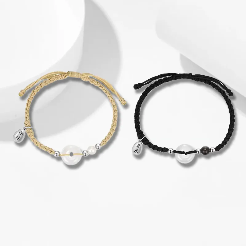 GIRATI Chalcedony Rope Bracelets Unisex-5