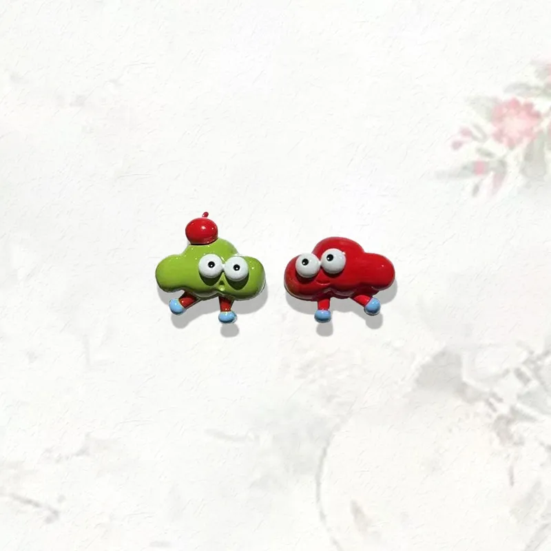 GIRATI Resin Stud Earrings Women's-1
