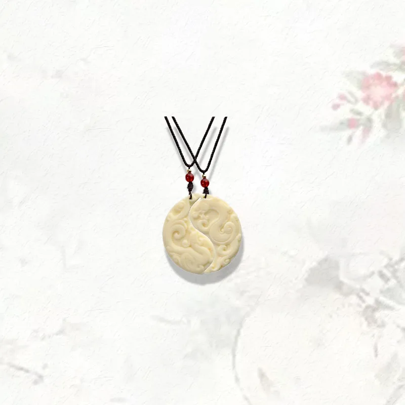 GIRATI Ivory Nut Necklaces Unisex-5