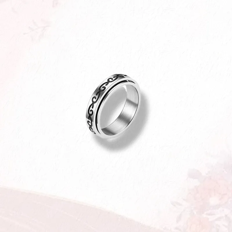 GIRATI Titanium Steel Rings Men's-2