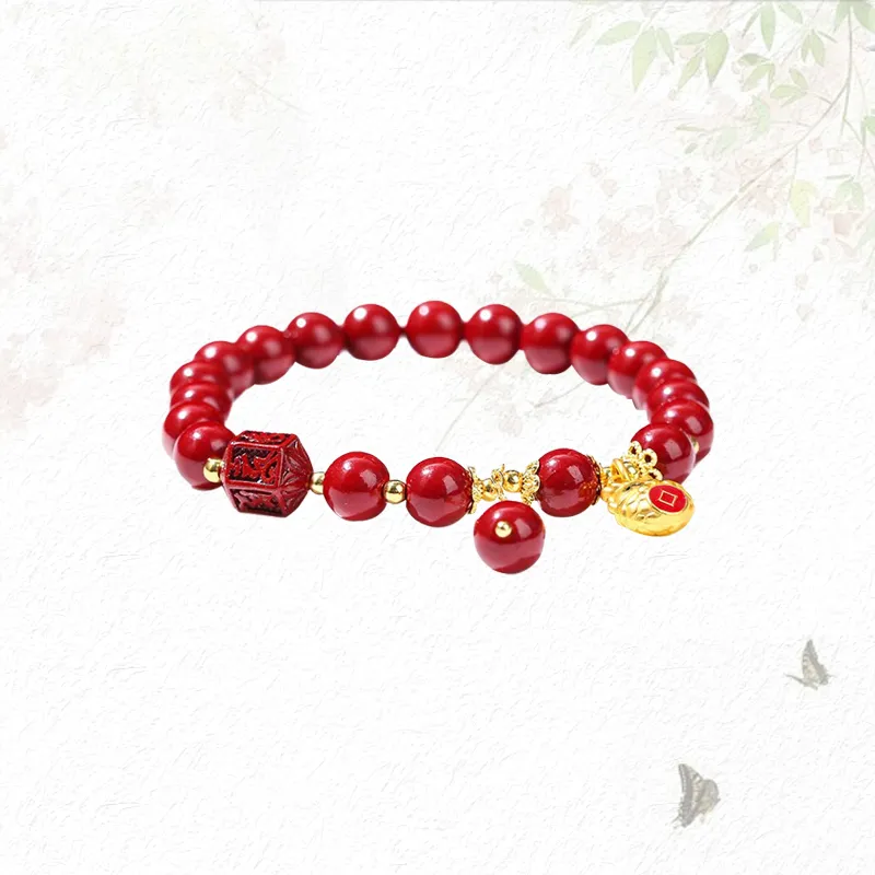 GIRATI Reconstructed Cinnabar Bracelets Women's-2