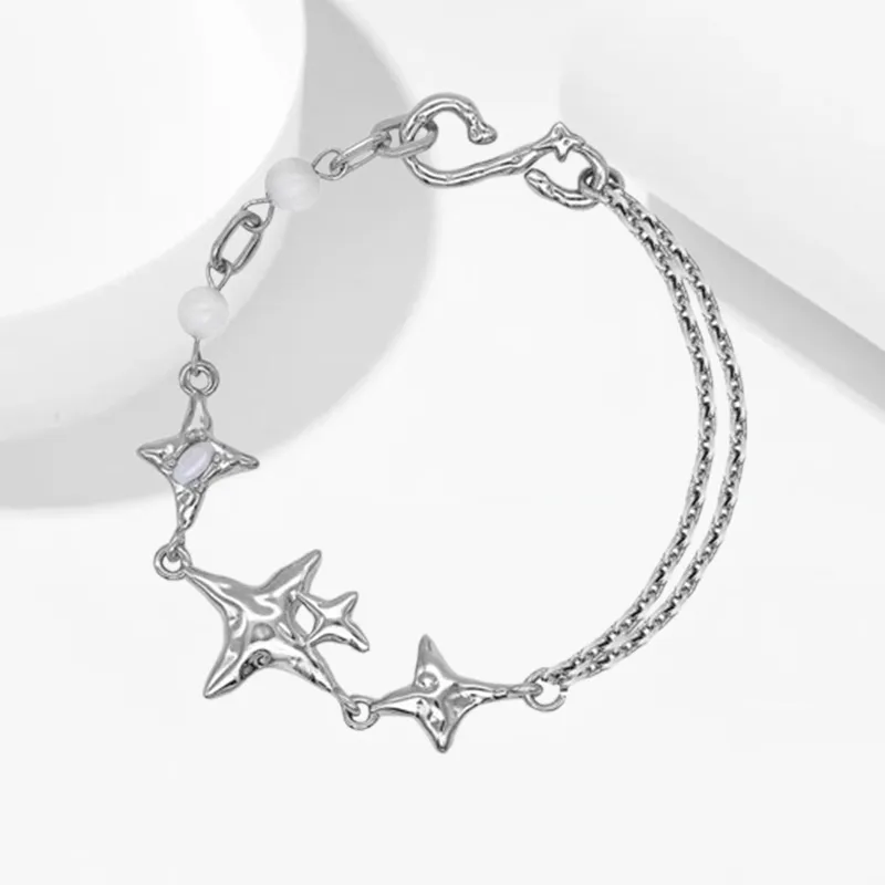 GIRATI Cat Eye Colored Glaze Bracelets Women's-2