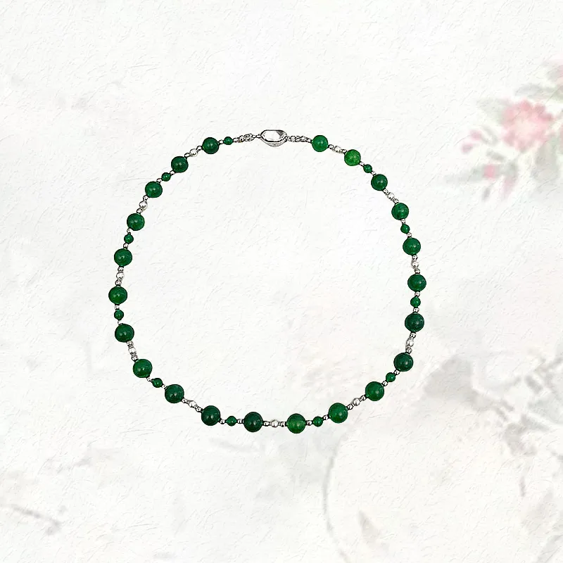 GIRATI Chalcedony Jade Necklaces Women's-1