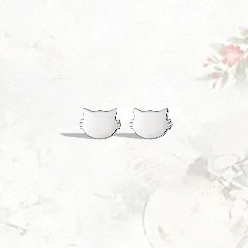 GIRATI S 999 Fine Silver Stud Earrings Unisex-9