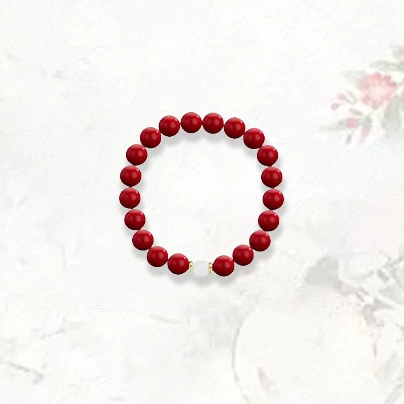 GIRATI Reconstructed Cinnabar Jade Bracelets Women's-5